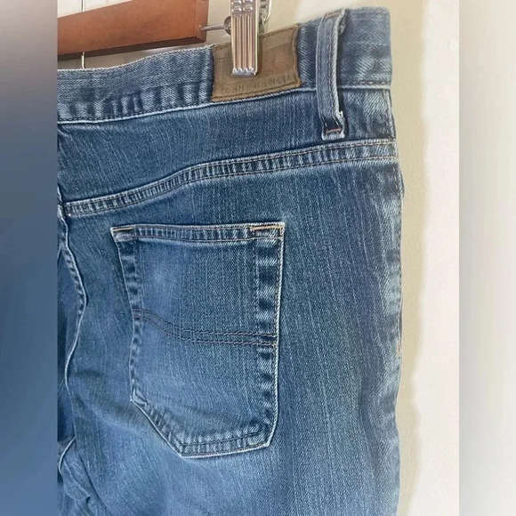 Tommy Hilfiger Low Rise Bootcut Y2K Trendy Dark Wash Jeans Plus Size 14 2006 093 - Picture 4 of 11
